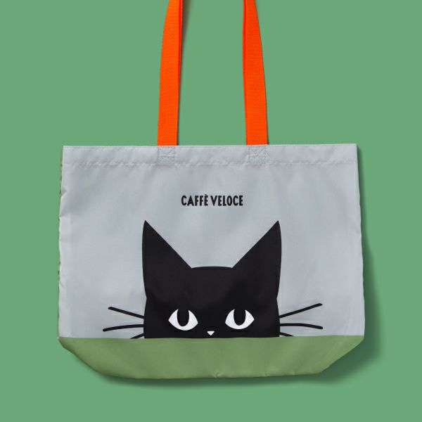 カフェ・ベローチェ　黒ねこエコバッグ